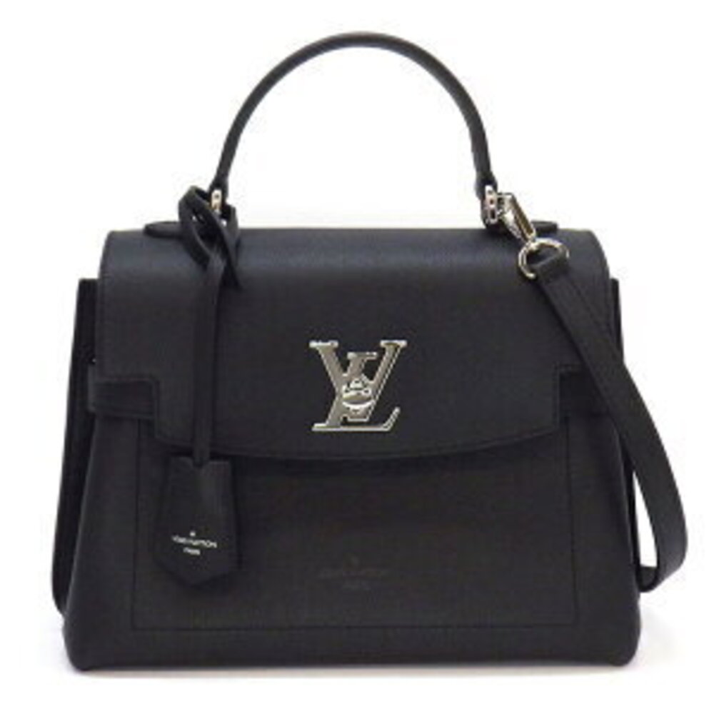 Louis Vuitton Lockme Ever 2way Shoulder Bag Noir Black Calfskin